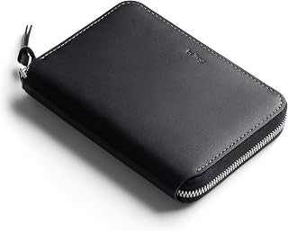 Bellroy Folio Wallet (compact leather folio/clutch wallet with space for cards, bills and coins, plus everyday essentials) - Black