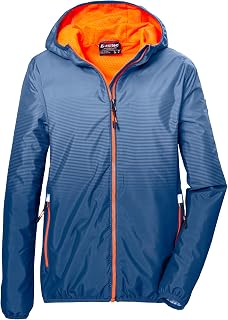 Killtec Lyse Bys Jckt B Funktionsjacke/Regenjacke mit Kapuze, packbar Children