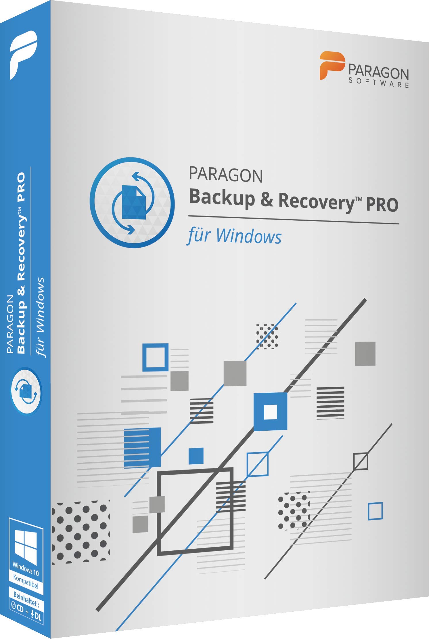 Paragon Backup & Recovery 16 PRO CD/DVD Win 10,8,7