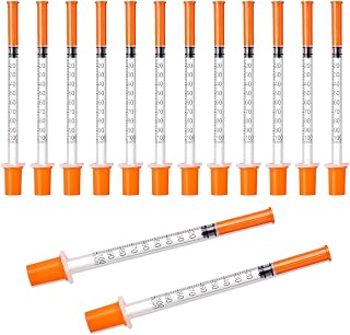 NITYLNRE Disposable Syringe, Individual Wrapped, 30PACK
