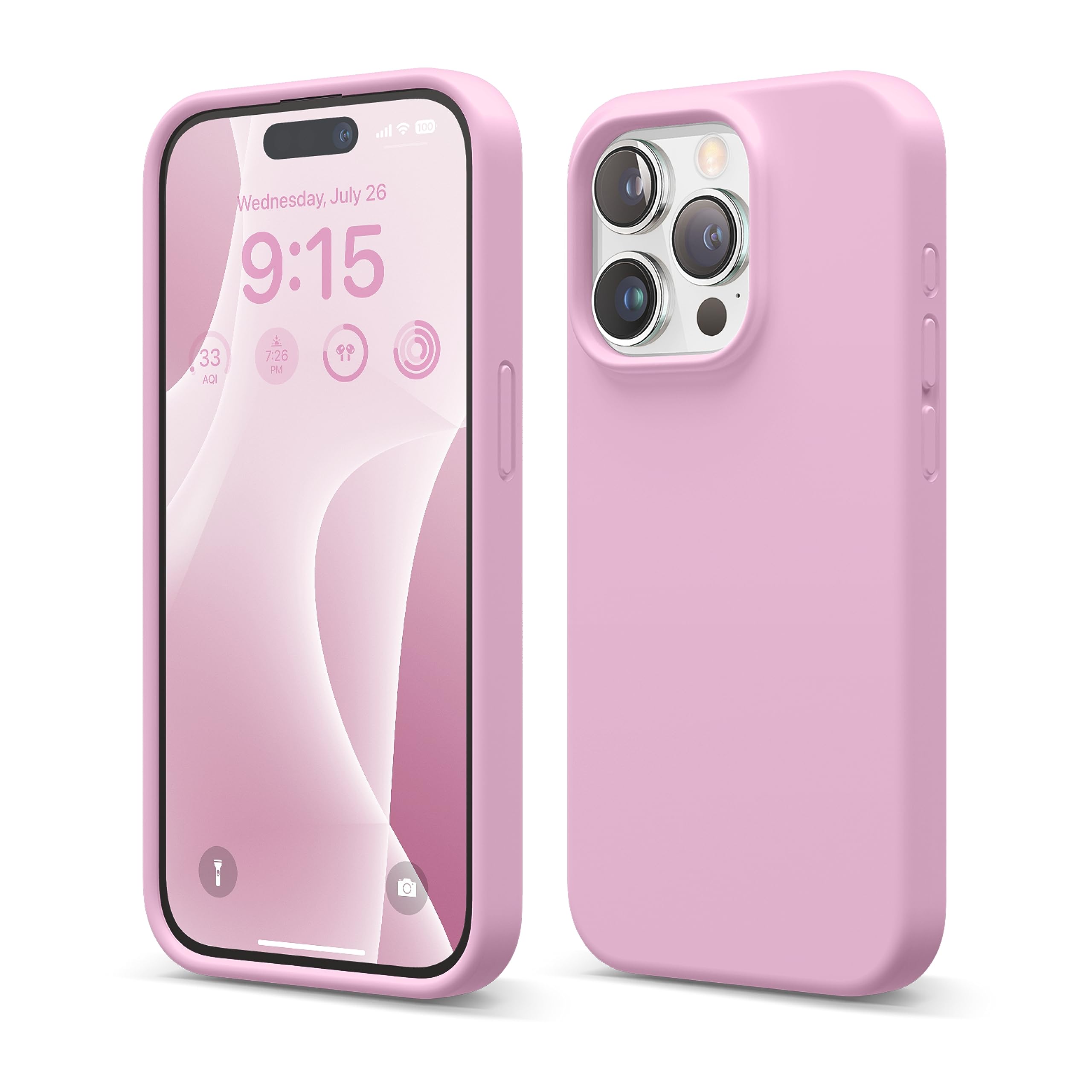elago Liquid Silicone Case for iPhone 15 Pro Hot Pink