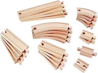 Hape Wooden Railway Super Expansion Rail Pack