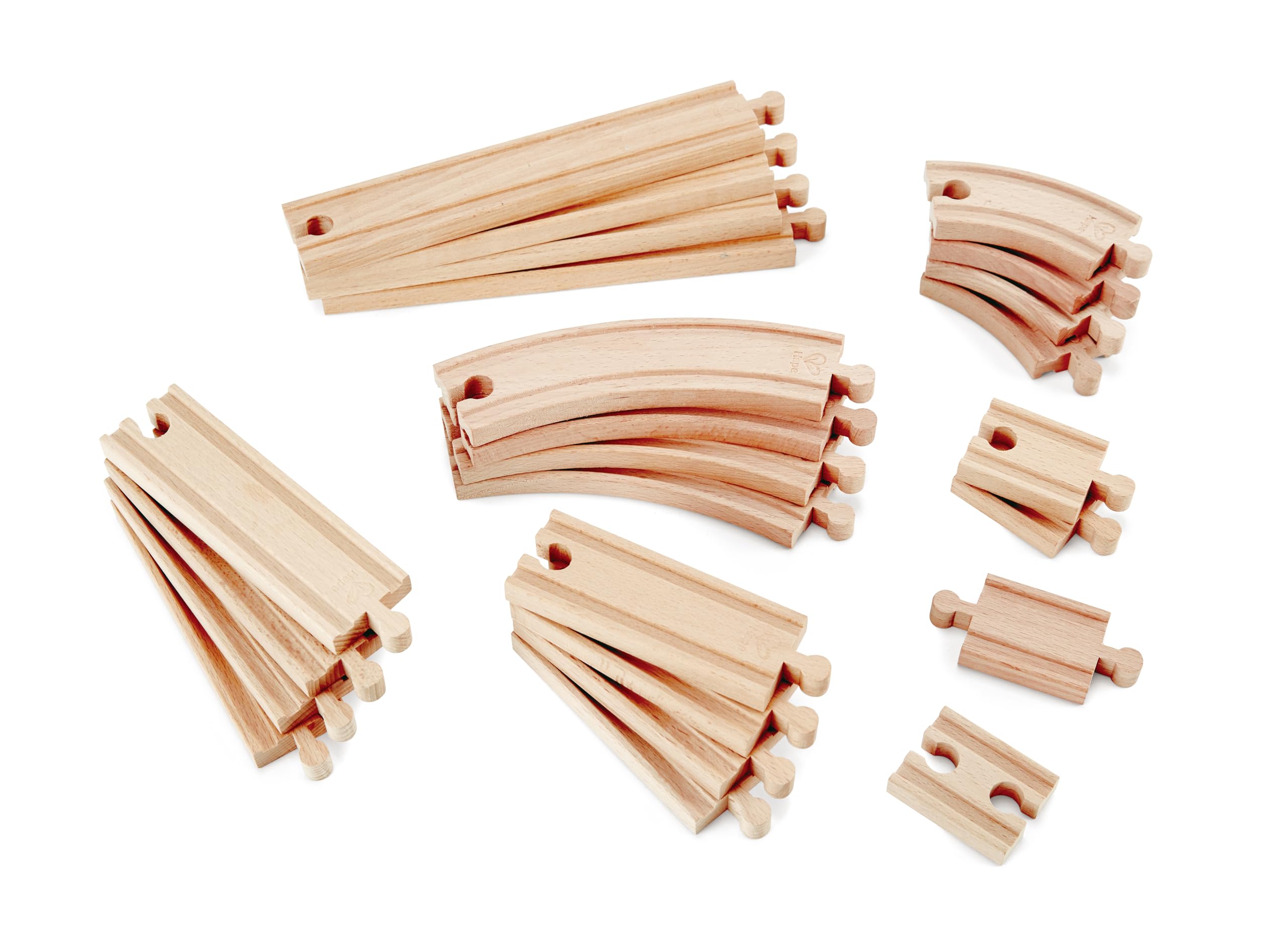 Hape Wooden Railway Super Expansion Rail Pack