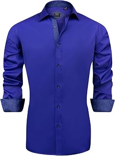 J.VER Pantalones de Pijama Button Down Shirt for Men