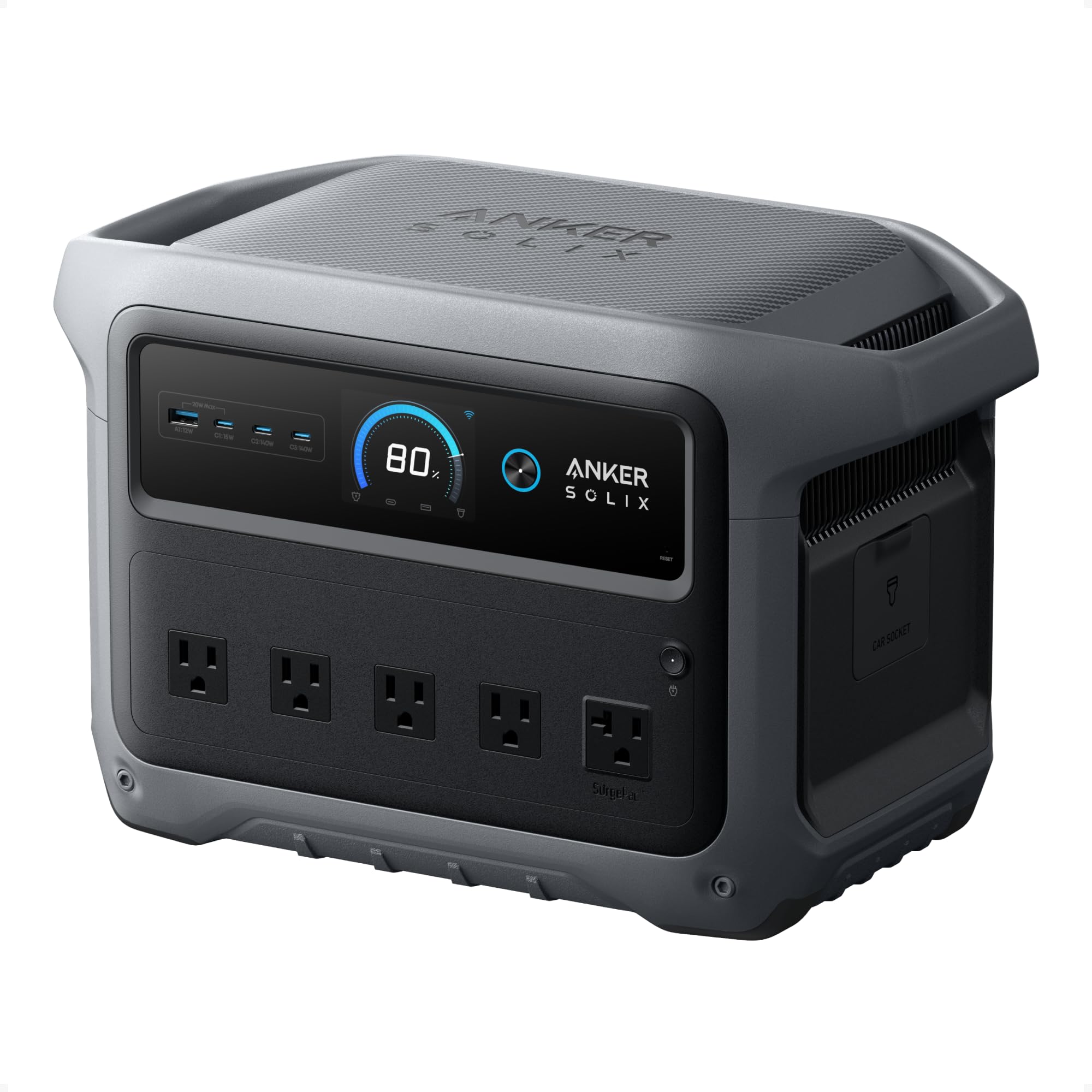 Anker SOLIX C1000 Gen 2 Portable Power Station | 1,024Wh LiFePO4 Battery, Full C