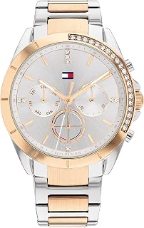 Tommy Hilfiger Multi Zifferblatt Quarz Uhr für Damen mit Edelstahlarmband - Erhältlich aus Gold oder Silber