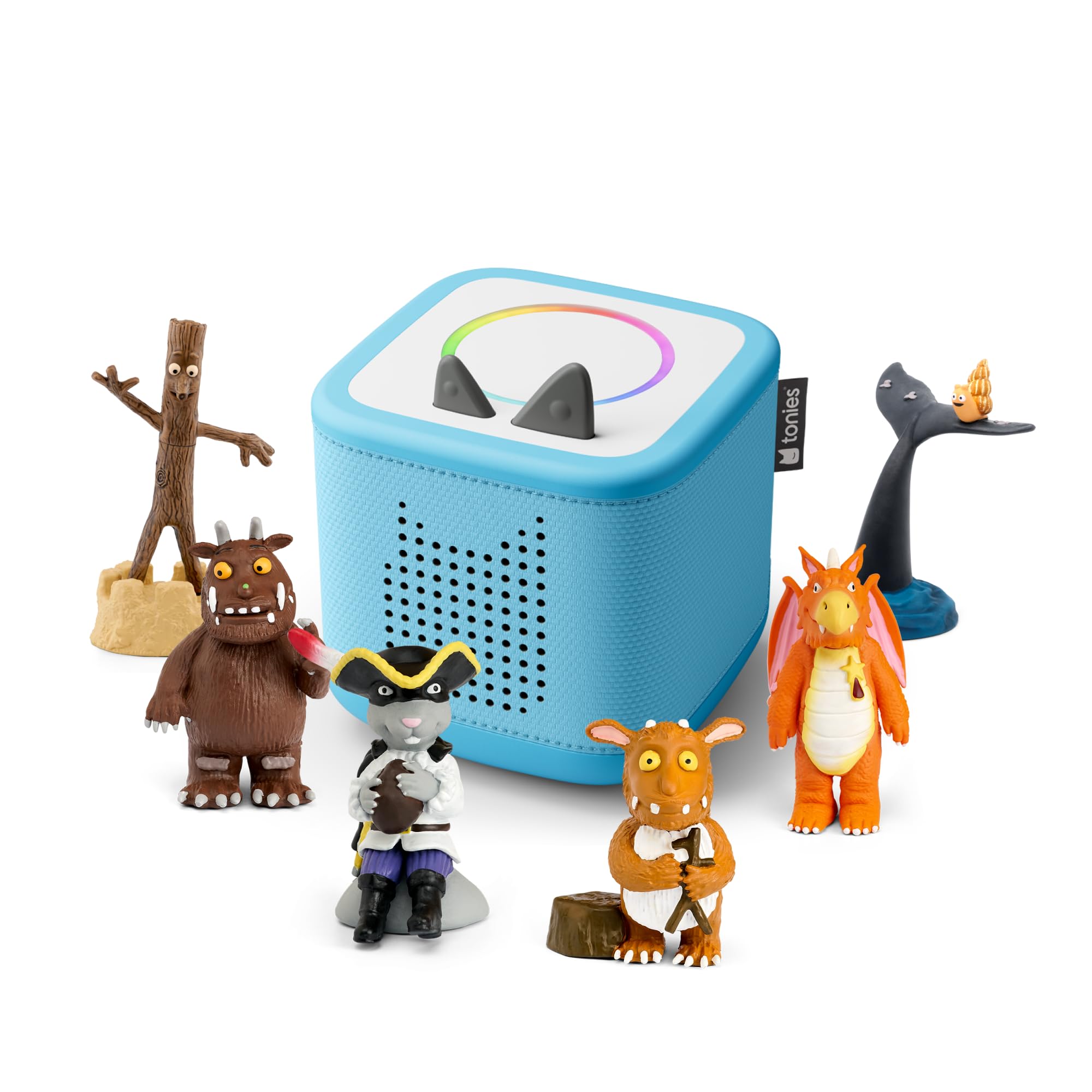 Toniebox 2 Audio Player Julia Donaldsin Bundle for Kids 3+ with Stick Man, Snail