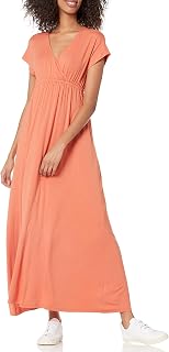 Amazon Essentials Women's Narrow Waist Maxi Dress (Available in Plus Size)
