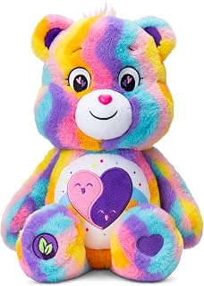 Care Bears , Friend Forever Bear 35cm Medium Plush , Eco Friendly, Collectable Cuddly Toys for Children, Soft Toys for Girls Boys, Cute Teddies Suitable for Girls and Boys Ages 4+ , Basic Fun 22658