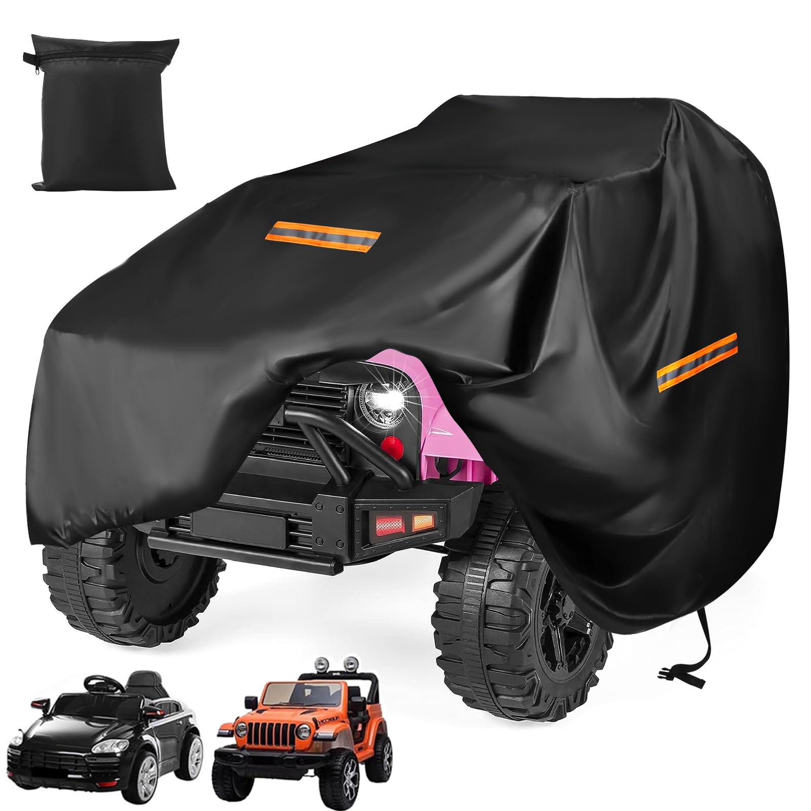 Kids Ride On Car Cover, 420D Waterproof Toy Car Cover for Power Wheels Jeep | Ox