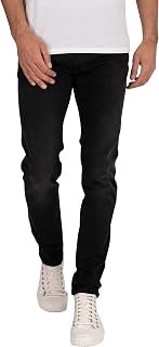 Replay Men's Anbass Slim-Fit Hyperflex Color X-Lite Jeans with Stretch