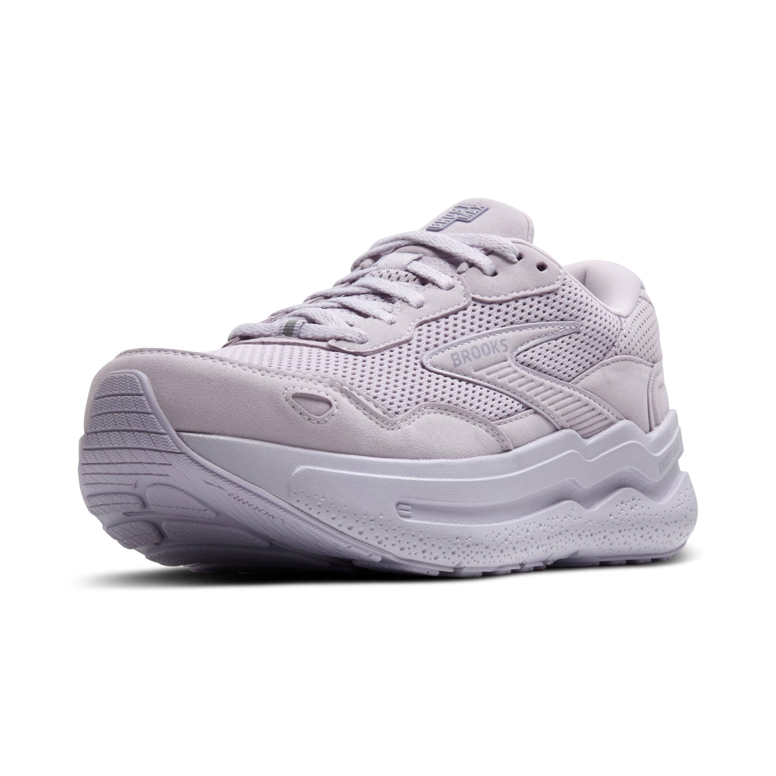 Brooks Women's Ghost Max 2 Suede Leather Trainers