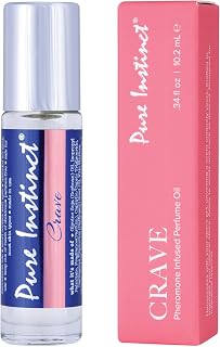 Pure Instinct Roll-On - The Original Pheromone Infused Essential Oil Perfume Cologne - TSA Ready (Crave - Women)