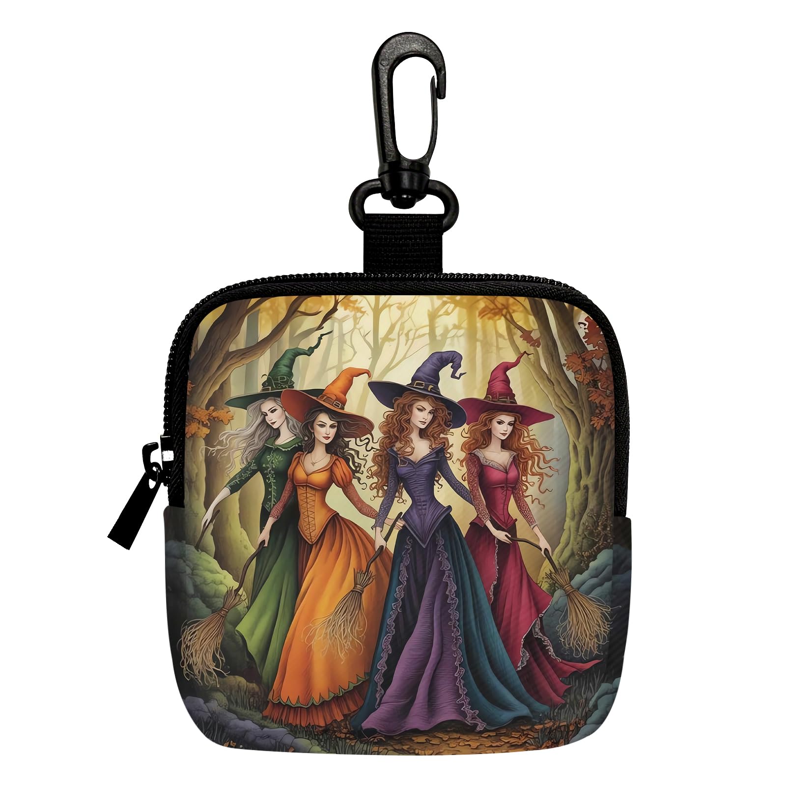Mini Coin Purse Keychain, Multifunctional Pouch for Key Coin, Card Holder Data C