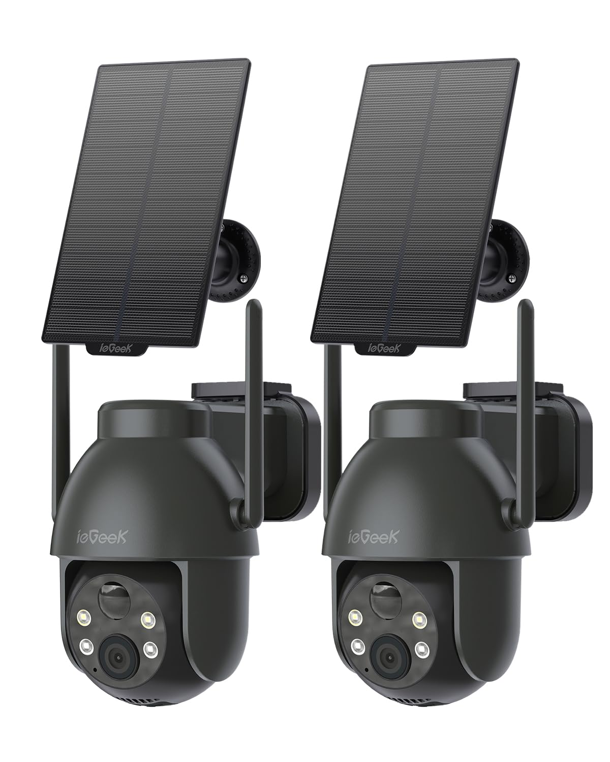 ieGeek Security Cameras Wireless Outdoor, 360°PTZ 2.4G WiFi Camera System for Ho