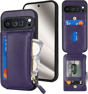 Cavor for Google Pixel 10/Pixel 10 Pro Case Wallet, Purple