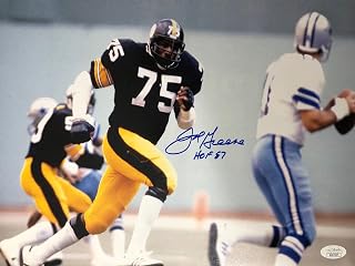 Autographed Joe Greene Pittsburgh Steelers 11x14 Photo with JSA COA