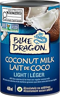 Blue Dragon, Light Coconut Milk, Reduced Fat, Less Calories, No Additives, Non GMO, 400ml