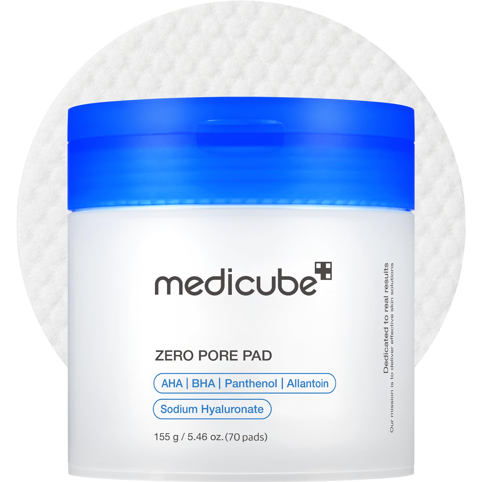 medicube Toner Pads Zero Pore Pad 2.0 for Exfoliation and Pore Care | Dual-Textu