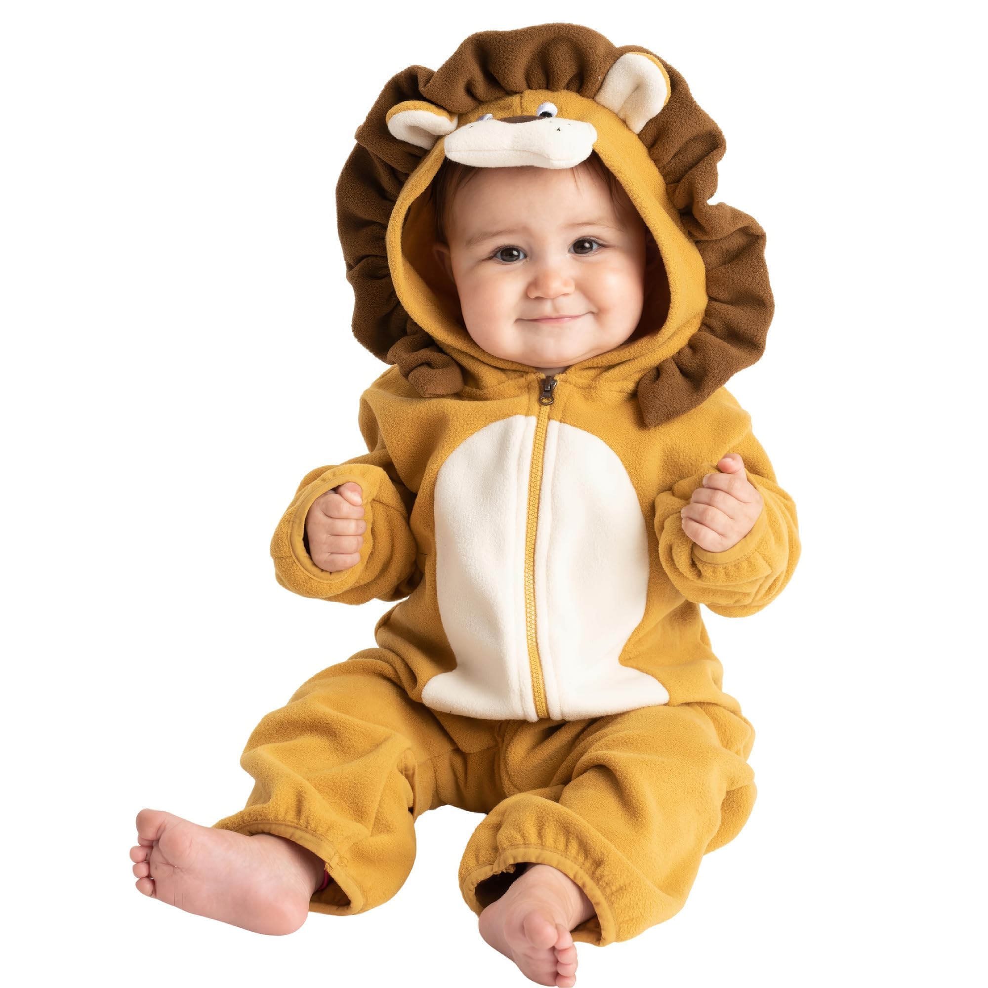Cuddle Club Fleece Baby Bunting Bodysuit Hoodie, Newborn - 5T | Infant Romper Ho