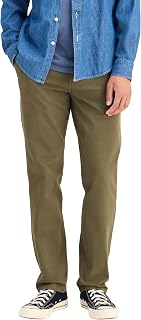 Dockers Men's Leisure Pants, Army Olive, 28W / 28L