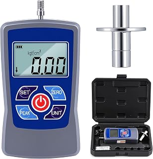 NEWTRY Digital Fruit Penetrometer Hardness Tester with Pressure Foot | Handheld Fruit Firmness Sclerometer for Determining Maturity Level