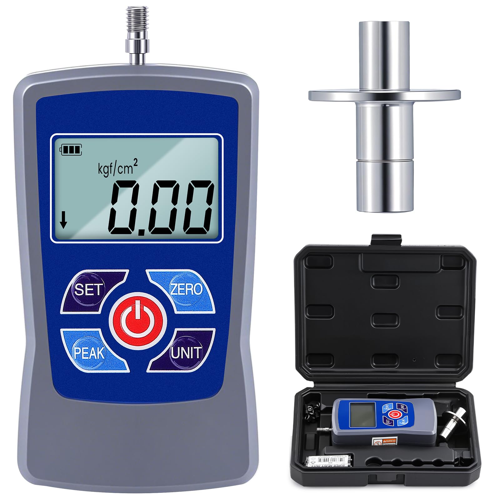 NEWTRY Digital Fruit Penetrometer Hardness Tester with Pressure Foot | Handheld 