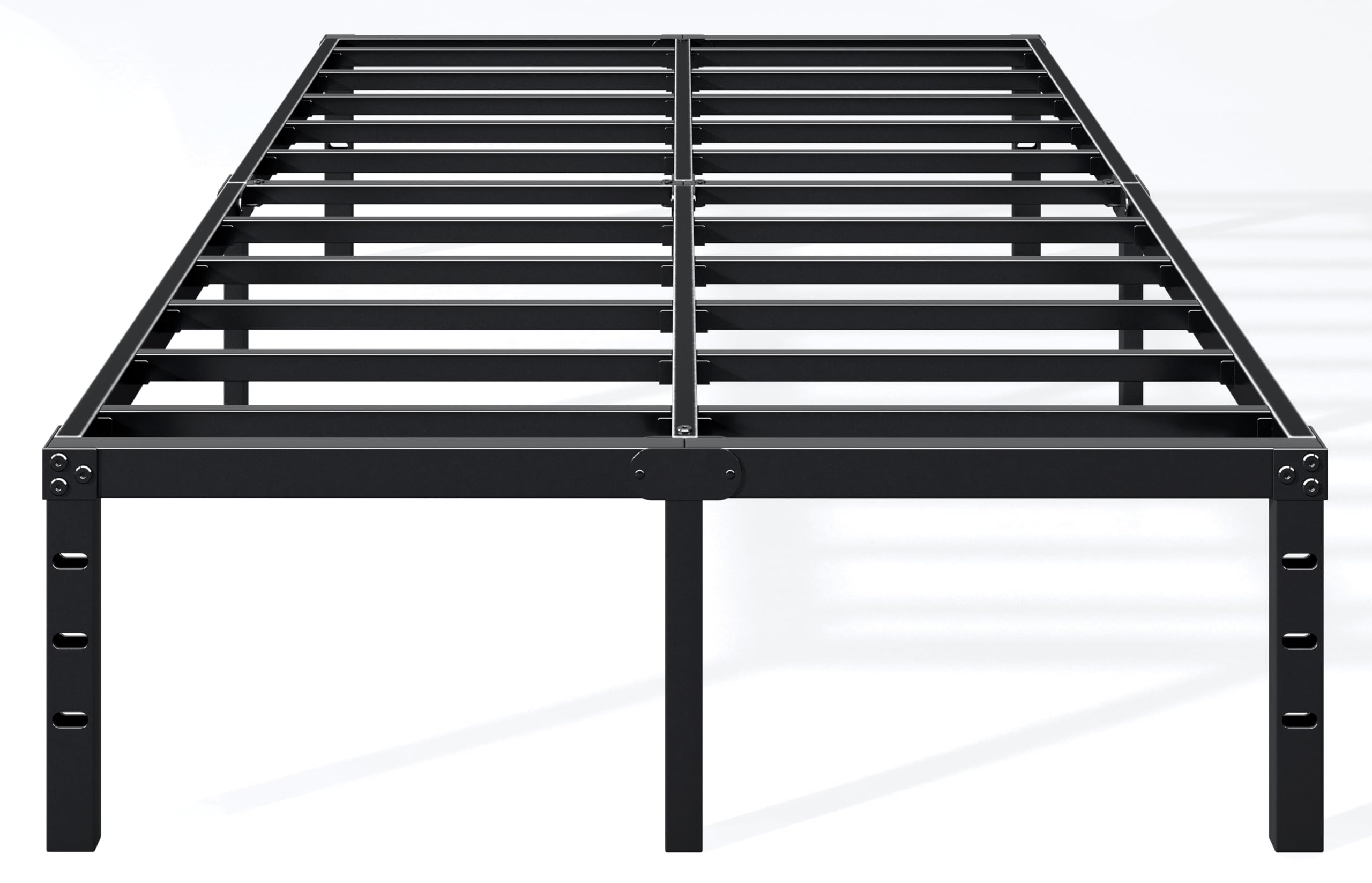 Hafenpo 14 Inch Queen Bed Frame - Sturdy Metal Platform Queen Size, No Box Sprin