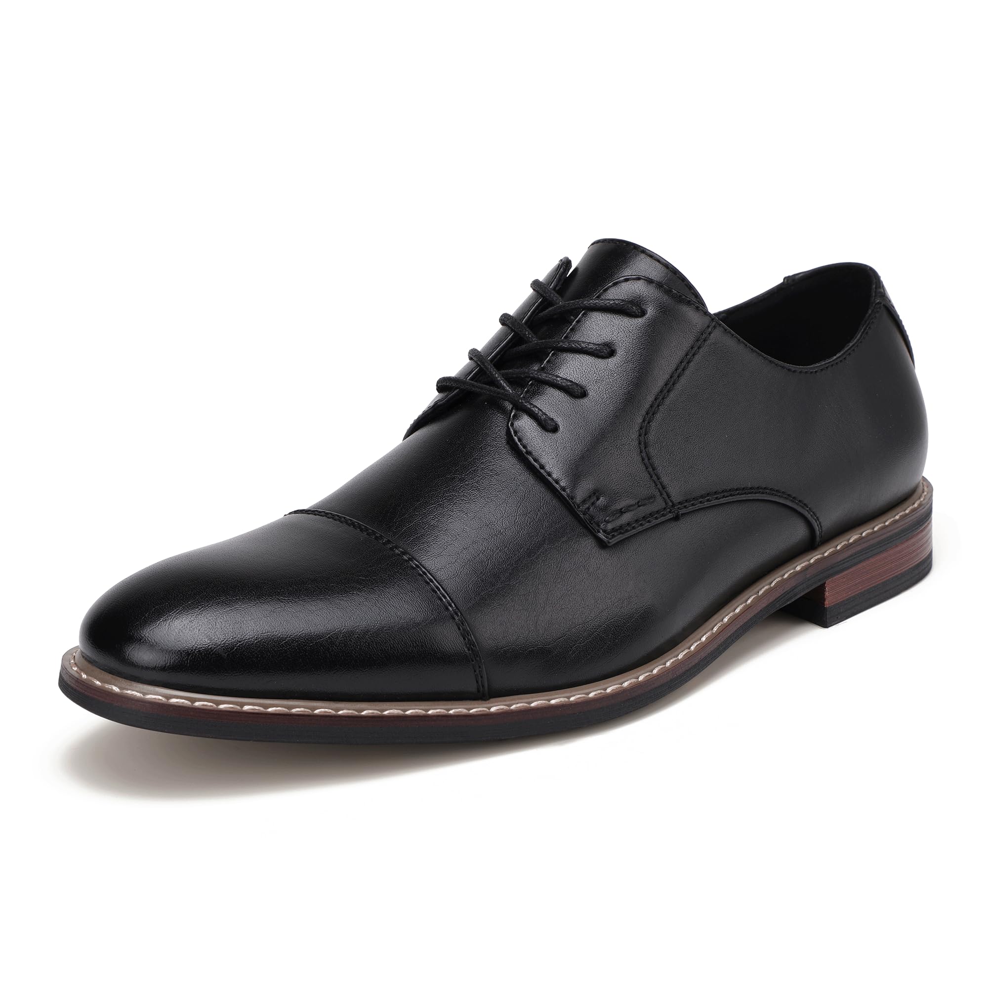 Zapatos de vestir de los hombres Formal Cap Toe Oxford Zapatos de vestir para lo