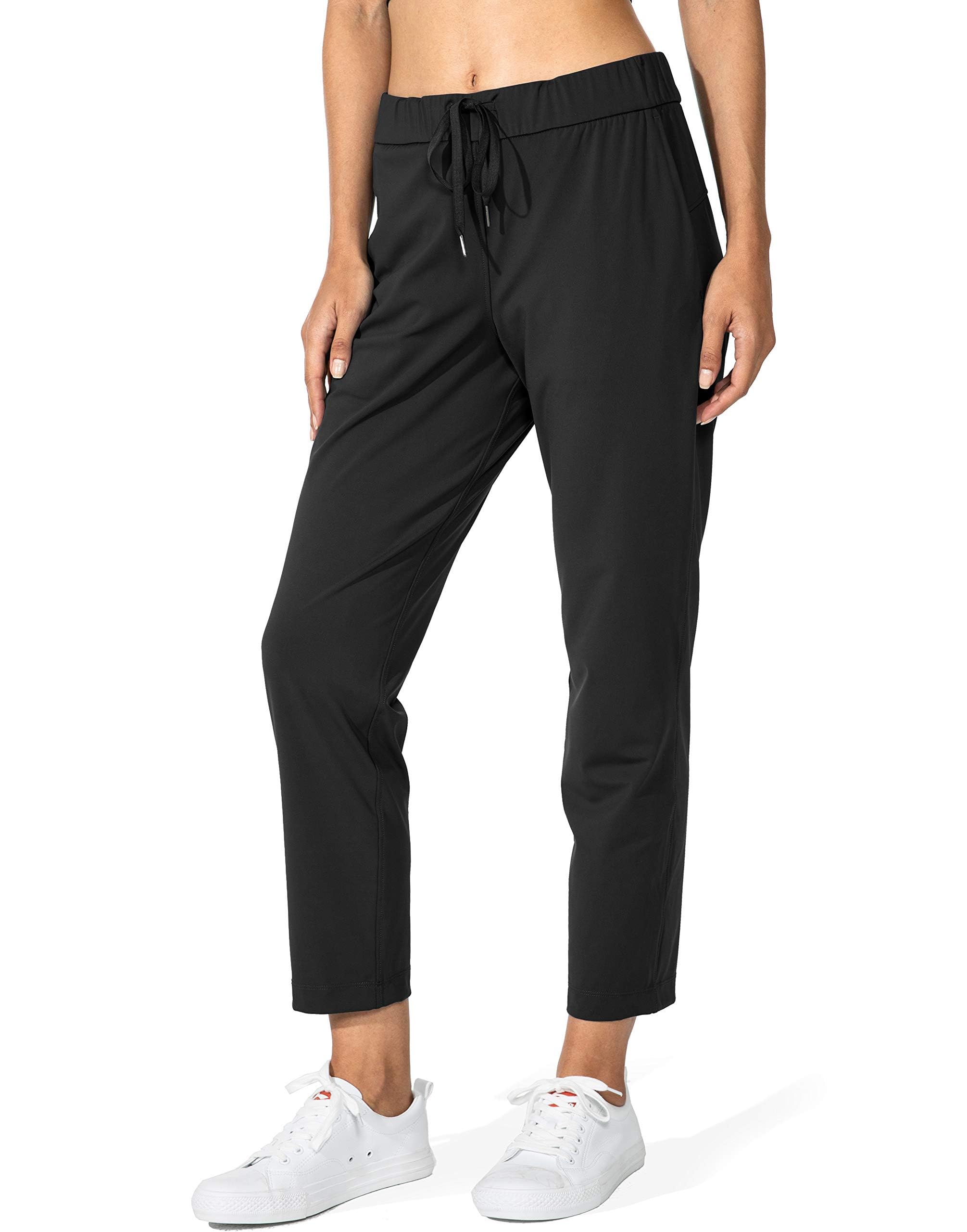 G Gradual Women's Pants with Deep Pockets 7/8 Stretch Ankle Sweatpants | Golf, A