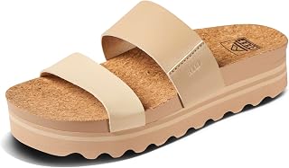 Reef Women's Sandals Cushion Bounce Vista HI - Platform Sandals for Women with Cork Footbed