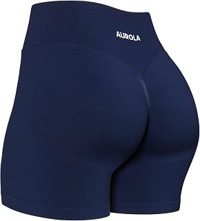 AUROLA Power Pro Seamless Mid Rise Athletic Shorts for Women 4"/ 5"