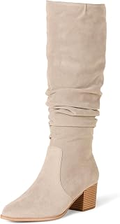 Amazon Essentials Women's High Chunky Heel Boots
