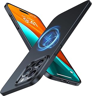 TORRAS Magnetic Slim-Fit for iPhone 15 Pro Case, Ultra-Thin