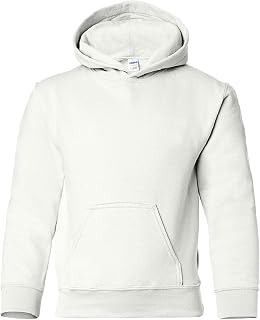 Gildan - Heavy Blend Unisex Boys Girls Hoodie, white
