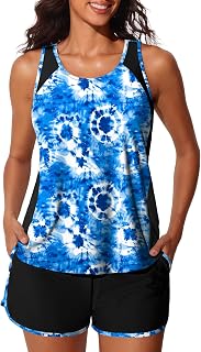 Summer Mae 2025 Women's Tankini Swimsuit Jacket with Sporty Pockets