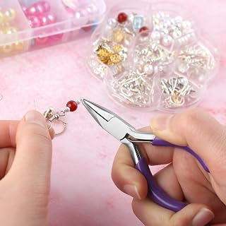 3-Inch Chain Nose Pliers - Miniature, Small & Pocket Size, Ideal for Jewelry Making & Crafting