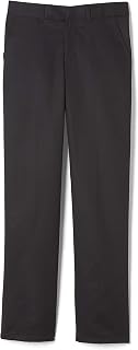 French Toast Boys Relaxed Fit Twill Pant with Adjustable WaistSchool Uniform Pants