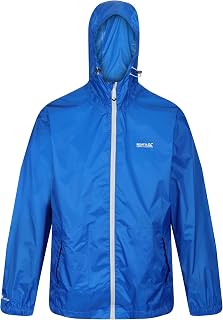 Regatta Pack-it Iii' Men's Lightweight Waterproof Breathable Padded Seams Hooded Jacket with Foldable Hood Jackets Waterproof Shell