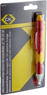 C.K T2271A Non-Contact Voltage Detector with Visual Indicator,Red