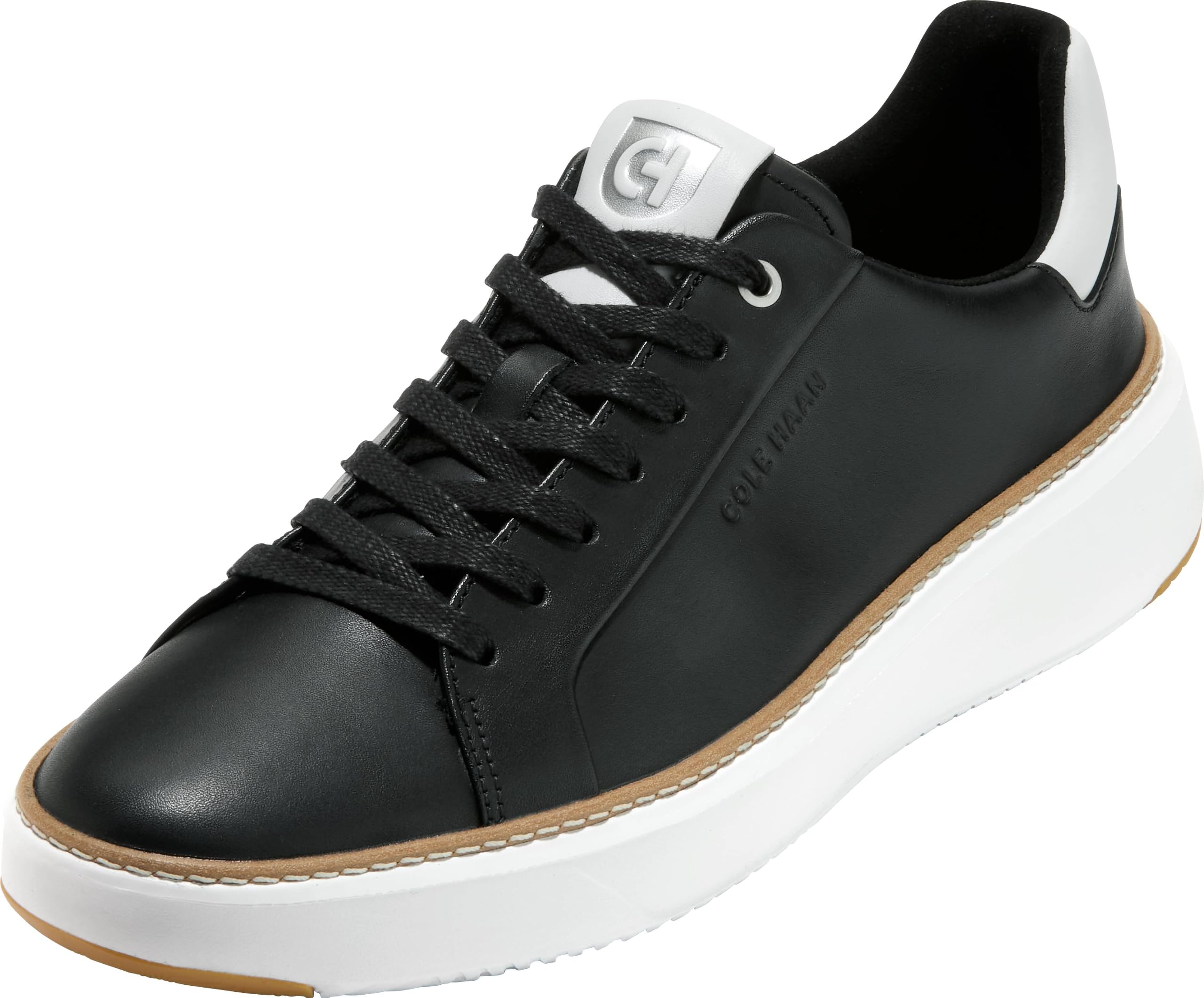 Cole Haan Men's Grandpro Topspin Sneaker, Black, 41 EU