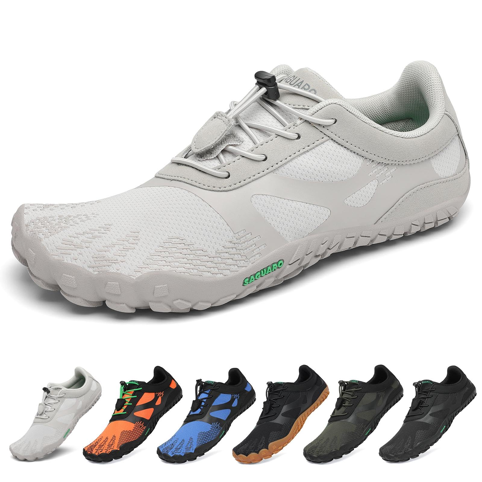 SAGUARO Barefoot Shoes for Men & Women | Wide Toe Box Zero-Drop Minimalist Trail