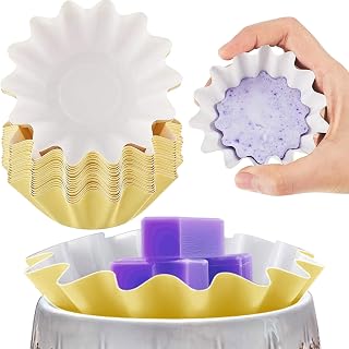 Boao Reusable Wax Melt Liner, Yellow, 25 Pieces