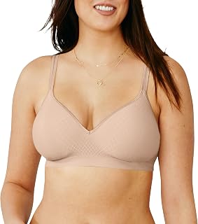 Hanes Women's Perfect Coverage Wireless, ComfortFlex Fit T-Shirt Bra (Retired Colors)