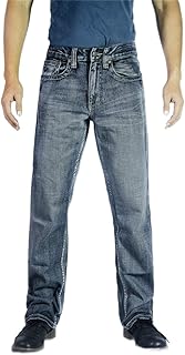 Flypaper Men’s Fashion Bootcut Blue Jeans Regular Fit Mens Work Pants