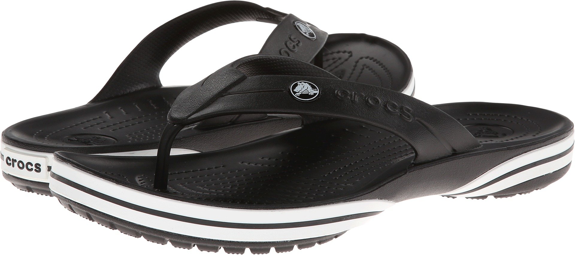 Crocs Crocband X-Flip - Sandals for Women, Blue, Size:, Black, 45/46 EU