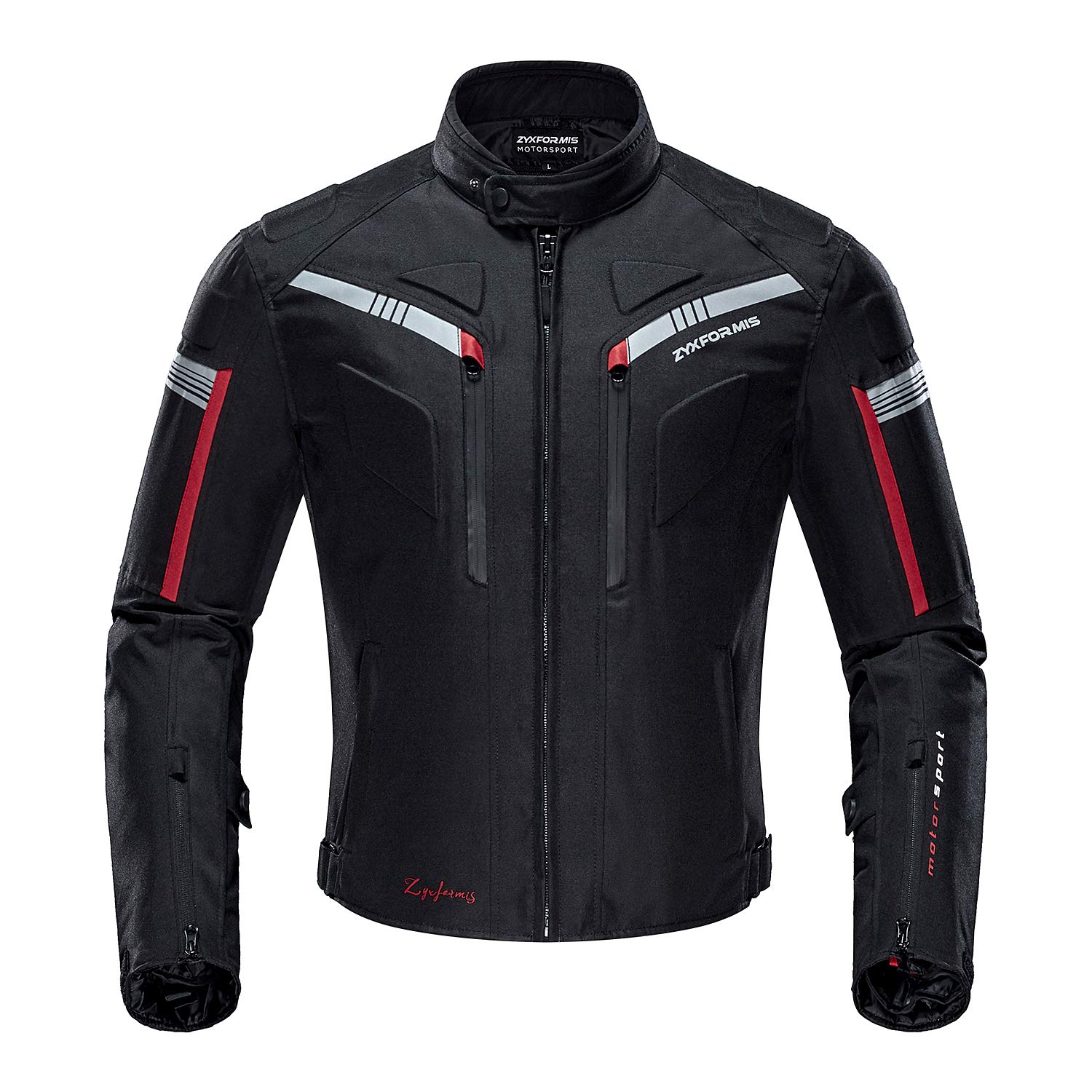 Motorcycle Jacket for Men with Removable CE Armor All Season | Waterproof, Windp
