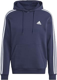 adidas Men's Essentials Fleece 3-stripes Hoodie Hooded Sweat