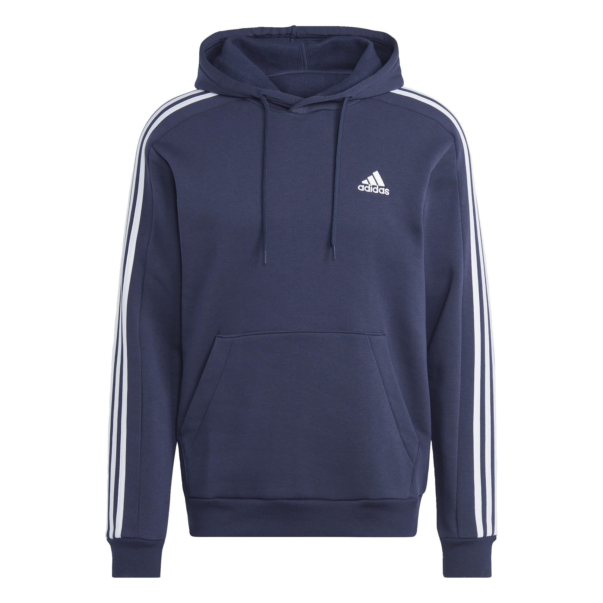 adidas Men's Essentials Fleece 3-stripes Hoodie Hooded Sweat
