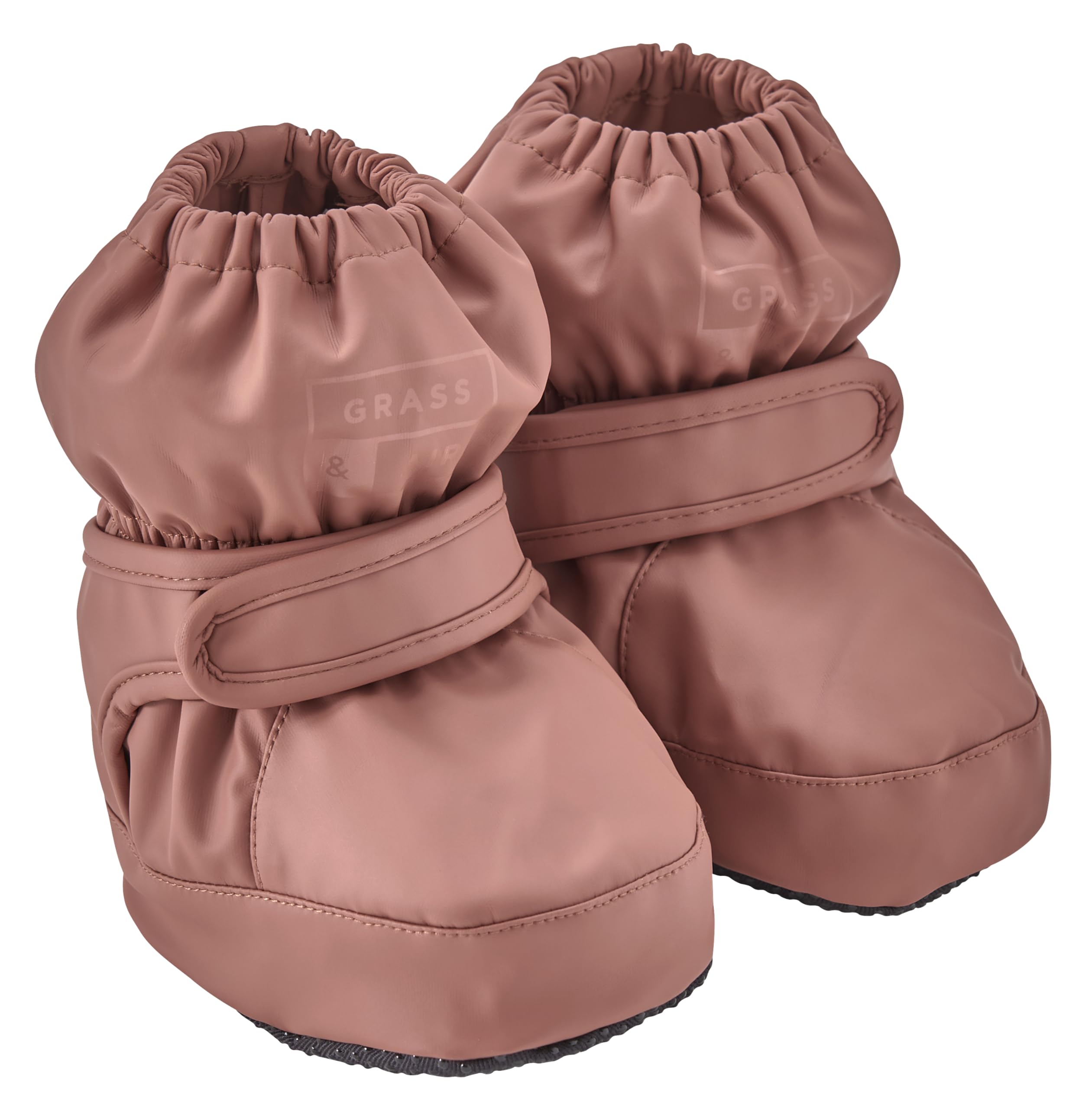 Grass & Air Baby Booties Unisex PU, Mini Adventure Baby Showerproof Bootie, Flee